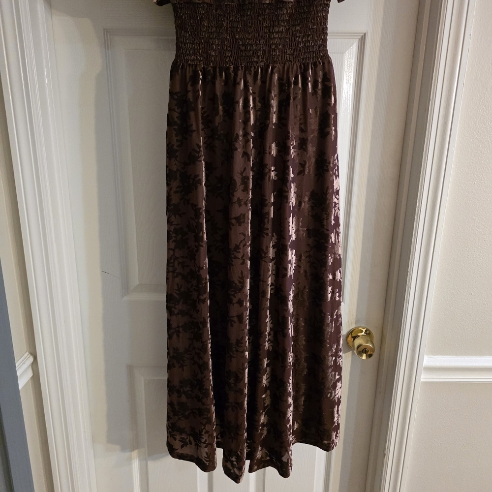 Baltic Born Veronica Velvet Maxi Dress- L - Picture 10 of 16